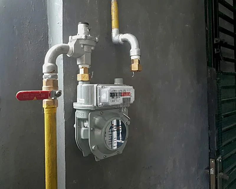 Projeto de tubulação de gás residencial